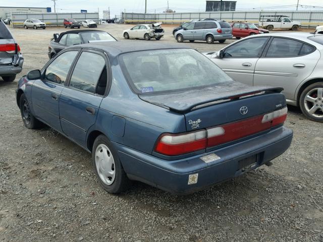 2T1BB02E6TC147946 - 1996 TOYOTA COROLLA DX BLUE photo 3