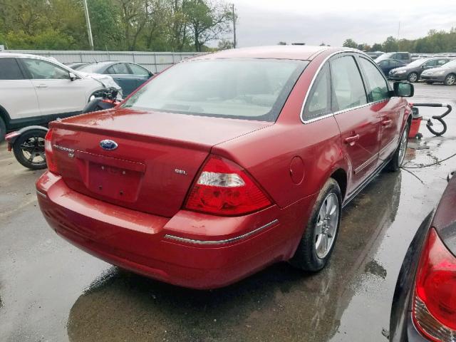 1FAFP27175G138963 - 2005 FORD FIVE HUNDR RED photo 4
