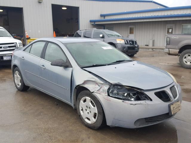 1G2ZF58B274257161 - 2007 PONTIAC G6 VALUE L GRAY photo 1