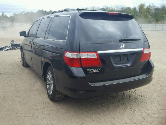 5FNRL38847B012125 - 2007 HONDA ODYSSEY TO BLACK photo 3