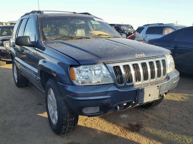 1J4GW58N81C641000 - 2001 JEEP GRAND CHER BLUE photo 1