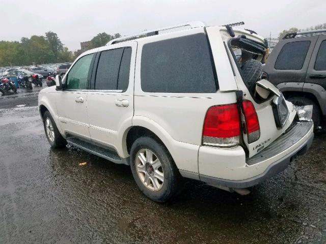 5LMEU88H54ZJ03945 - 2004 LINCOLN AVIATOR 白色 照片 3