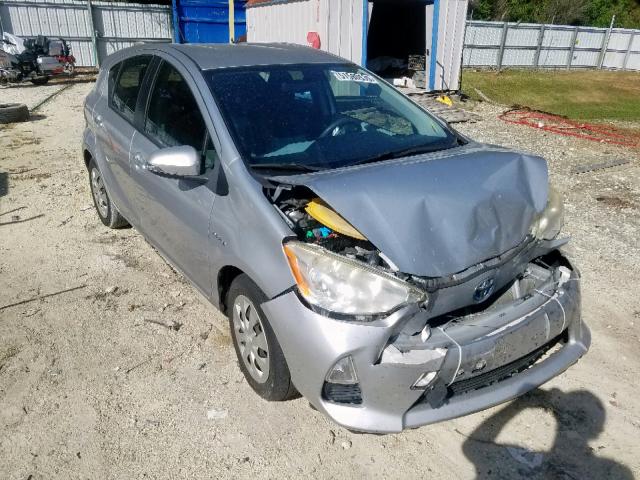 JTDKDTB32C1504876 - 2012 TOYOTA PRIUS C SILVER photo 1