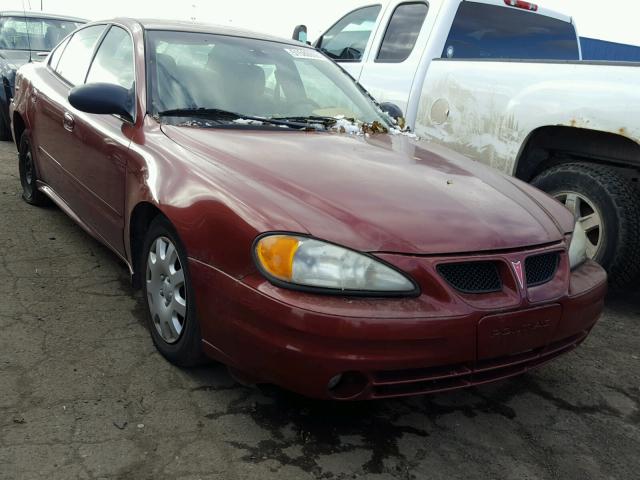 1G2NE52F63C156413 - 2003 PONTIAC GRAND AM S MAROON photo 1