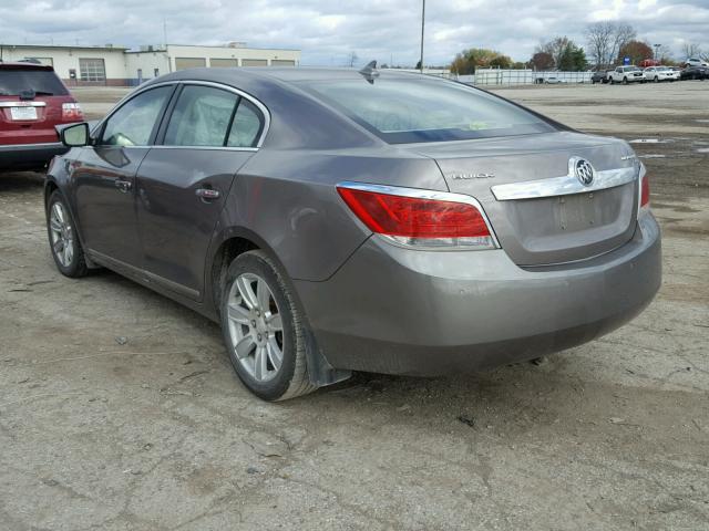 1G4GC5EG6AF229365 - 2010 BUICK LACROSSE C BROWN photo 3