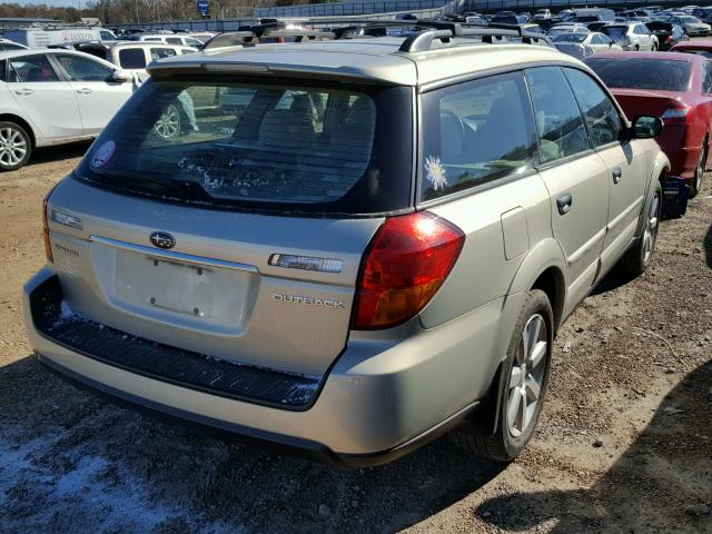 4S4BP61C767357719 - 2006 SUBARU LEGACY OUT SILVER photo 4