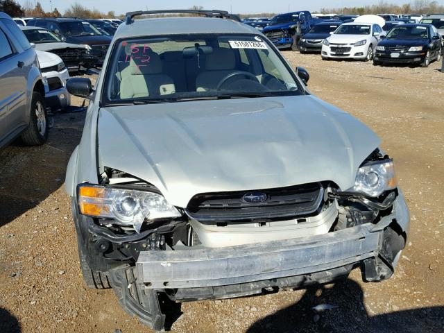 4S4BP61C767357719 - 2006 SUBARU LEGACY OUT SILVER photo 9