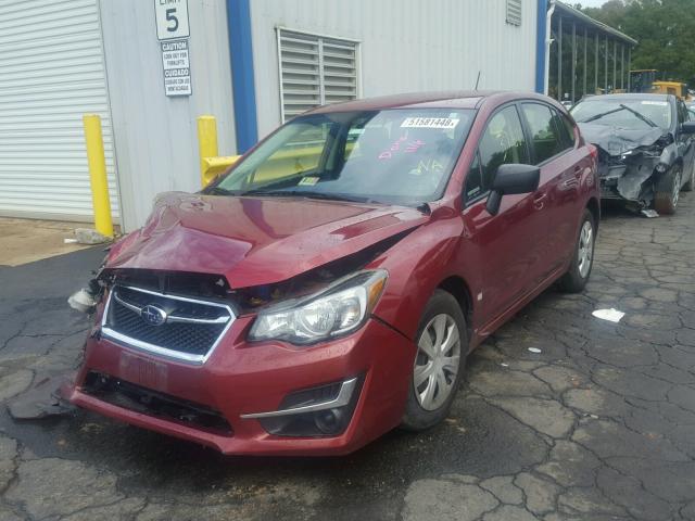 JF1GPAA68FH255613 - 2015 SUBARU IMPREZA BA MAROON photo 2