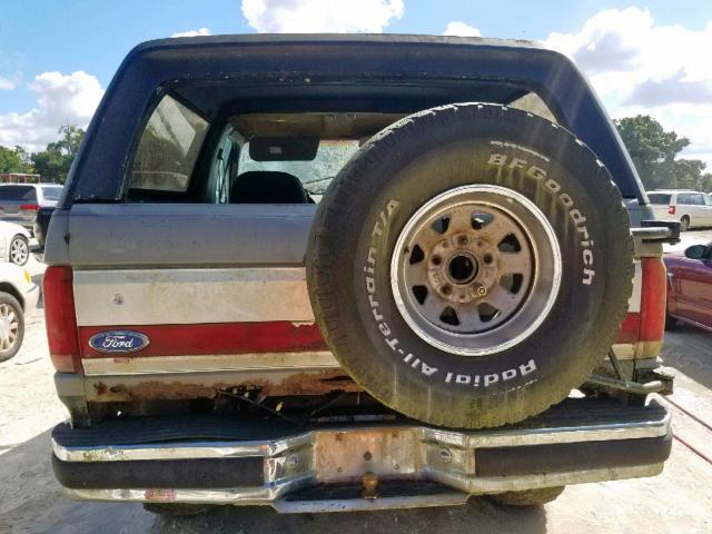 1FMEU15H8LLA30585 - 1990 FORD BRONCO U10 TWO TONE photo 9