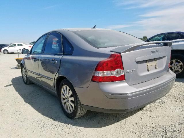 YV1MS382042027254 - 2004 VOLVO S40 2.4I SILVER photo 3