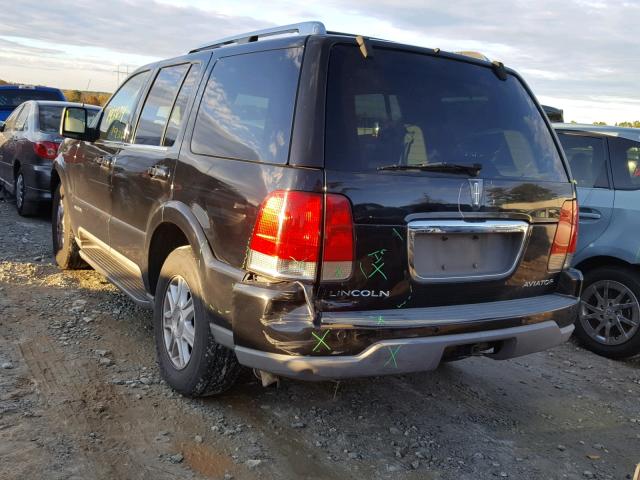 5LMEU68H34ZJ51609 - 2004 LINCOLN AVIATOR 黑色 照片 3