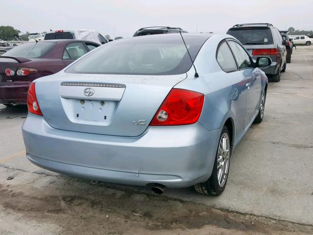 JTKDE177850029841 - 2005 TOYOTA SCION TC BLUE photo 4