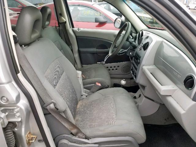 3A4FY58B17T609238 - 2007 CHRYSLER PT CRUISER SILVER photo 5