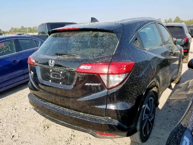 3CZRU5H12KG701881 - 2019 HONDA HR-V SPORT BLACK photo 4