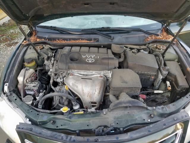 4T1BF3EK3AU550592 - 2010 TOYOTA CAMRY BASE GREEN photo 7