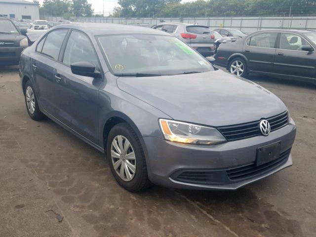 3VW1K7AJ9EM321969 - 2014 VOLKSWAGEN JETTA BASE 灰色 照片 1