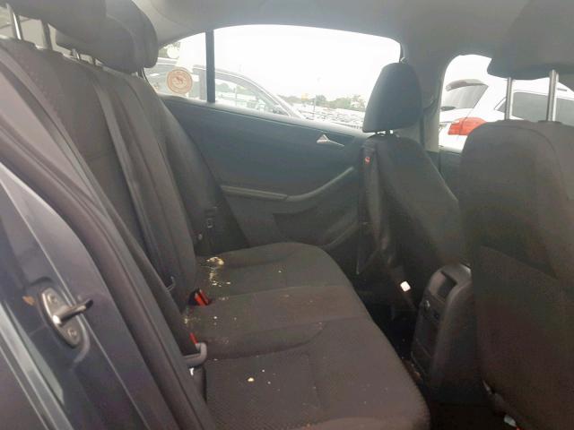 3VW1K7AJ9EM321969 - 2014 VOLKSWAGEN JETTA BASE 灰色 照片 6