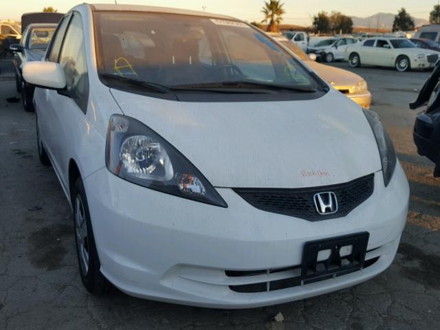 JHMGE8H35DC064535 - 2013 HONDA FIT WHITE photo 1