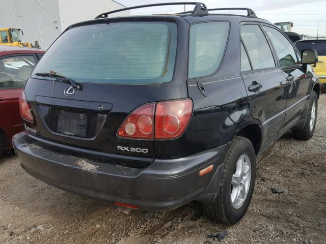 JT6HF10U8X0038393 - 1999 LEXUS RX 300 BLACK photo 4