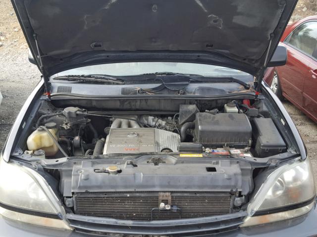 JT6HF10U8X0038393 - 1999 LEXUS RX 300 BLACK photo 7