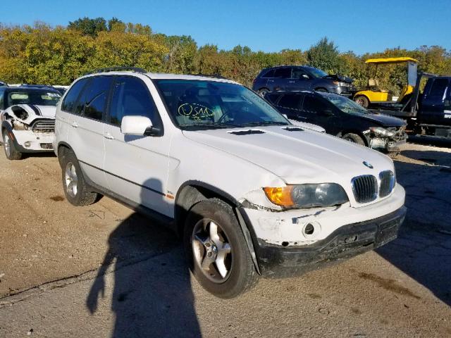 5UXFA53513LV91209 - 2003 BMW X5 3.0I WHITE photo 1