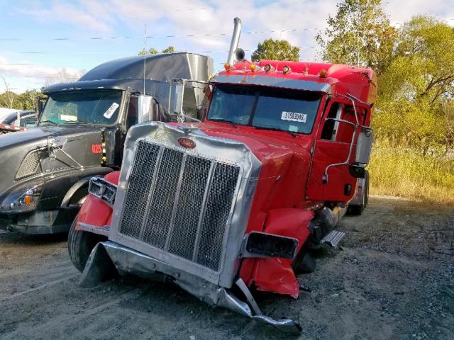 1XP5DB9X07D662426 - 2007 PETERBILT 379 RED photo 2