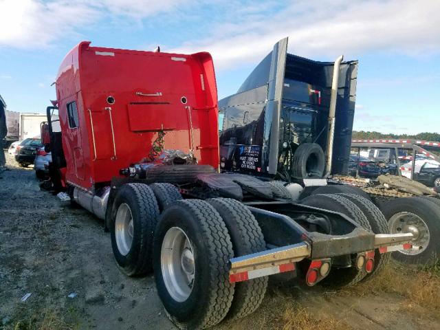 1XP5DB9X07D662426 - 2007 PETERBILT 379 RED photo 3