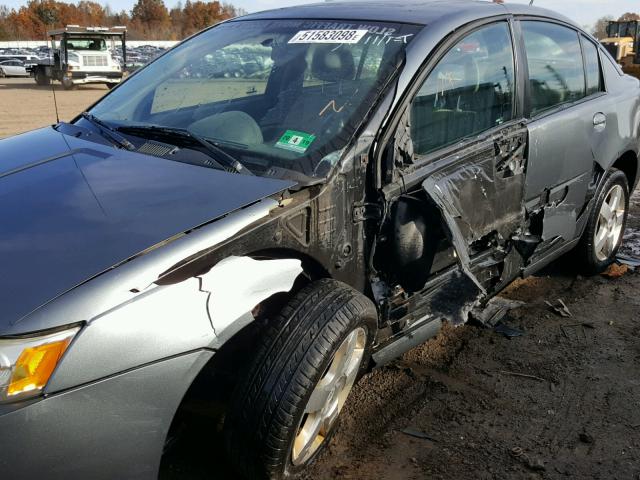 1G8AZ55F16Z116570 - 2006 SATURN ION LEVEL GRAY photo 9