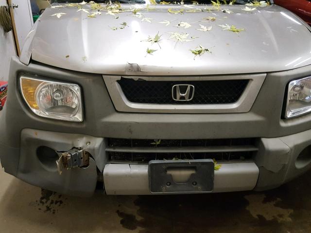 5J6YH28654L002860 - 2004 HONDA ELEMENT EX SILVER photo 9