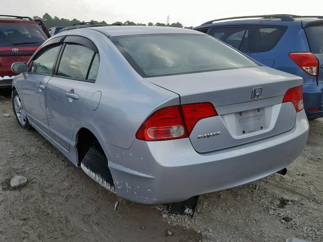 2HGFA16938H512430 - 2008 HONDA CIVIC EXL SILVER photo 3