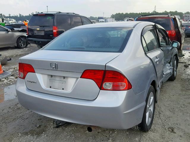 2HGFA16938H512430 - 2008 HONDA CIVIC EXL SILVER photo 4