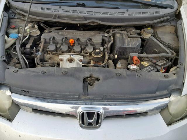 2HGFA16938H512430 - 2008 HONDA CIVIC EXL SILVER photo 7