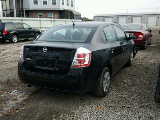 3N1AB61E98L731720 - 2008 NISSAN SENTRA 2.0 BLACK photo 4