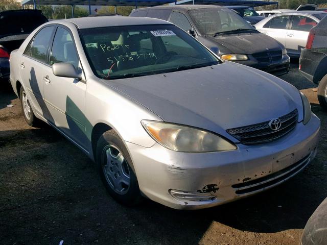 4T1BF32K32U518716 - 2002 TOYOTA CAMRY LE SILVER photo 1