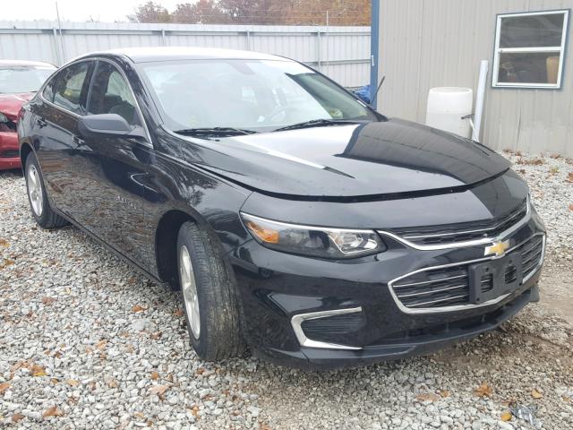 1G1ZB5ST4HF114848 - 2017 CHEVROLET MALIBU LS 黑色 照片 1