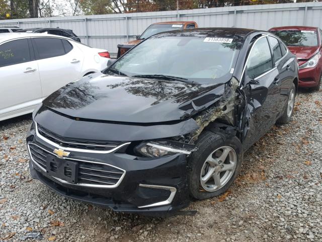 1G1ZB5ST4HF114848 - 2017 CHEVROLET MALIBU LS 黑色 照片 2
