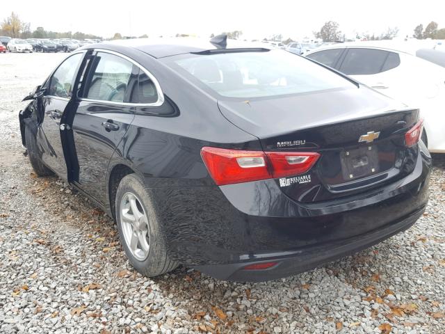 1G1ZB5ST4HF114848 - 2017 CHEVROLET MALIBU LS 黑色 照片 3