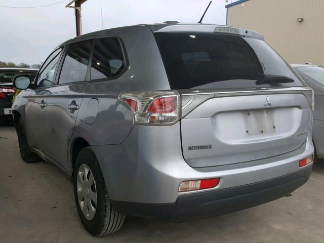 JA4AD2A35EZ001655 - 2014 MITSUBISHI OUTLANDER SILVER photo 3