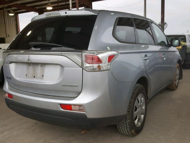 JA4AD2A35EZ001655 - 2014 MITSUBISHI OUTLANDER SILVER photo 4