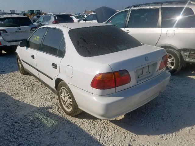 1HGEJ6679XL041800 - 1999 HONDA CIVIC LX WHITE photo 3