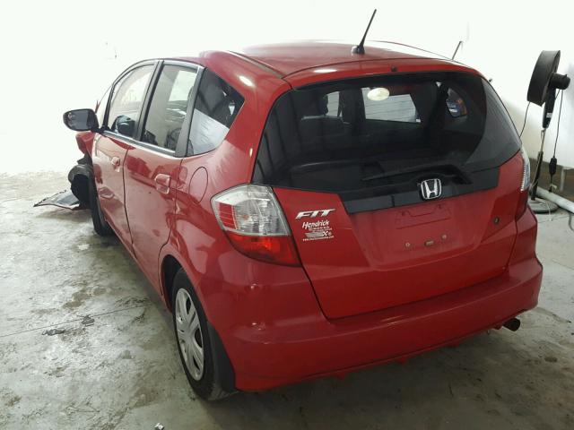 JHMGE8H26AC040246 - 2010 HONDA FIT RED photo 3