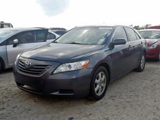 4T4BE46K97R003381 - 2007 TOYOTA CAMRY CE GRAY photo 2