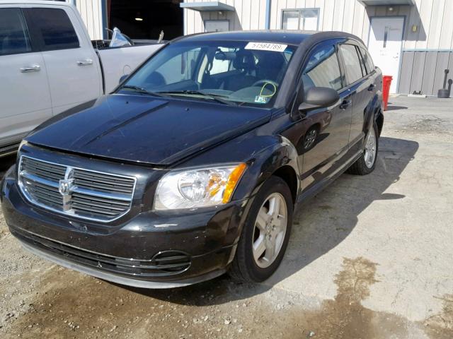 1B3HB48A99D235683 - 2009 DODGE CALIBER SX BLACK photo 2