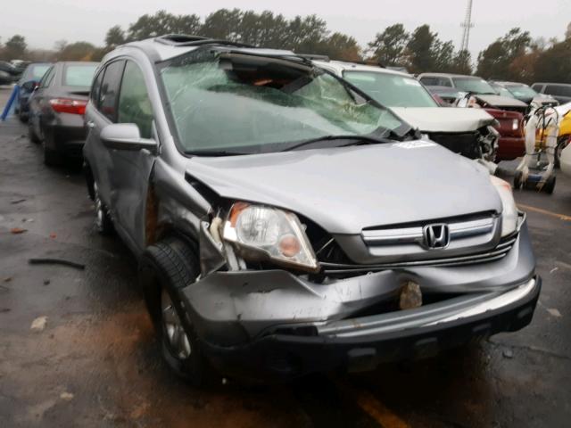 JHLRE38788C028489 - 2008 HONDA CR-V EXL GRAY photo 1