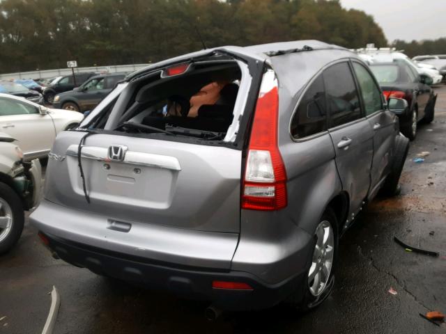 JHLRE38788C028489 - 2008 HONDA CR-V EXL GRAY photo 4