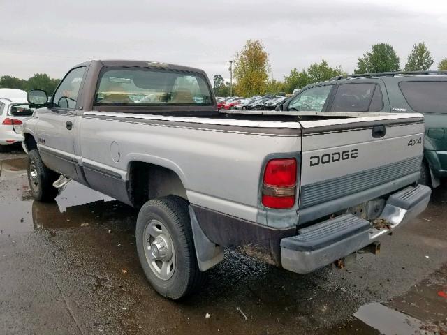 3B7KF26D2WM225054 - 1998 DODGE RAM 2500 TWO TONE photo 3