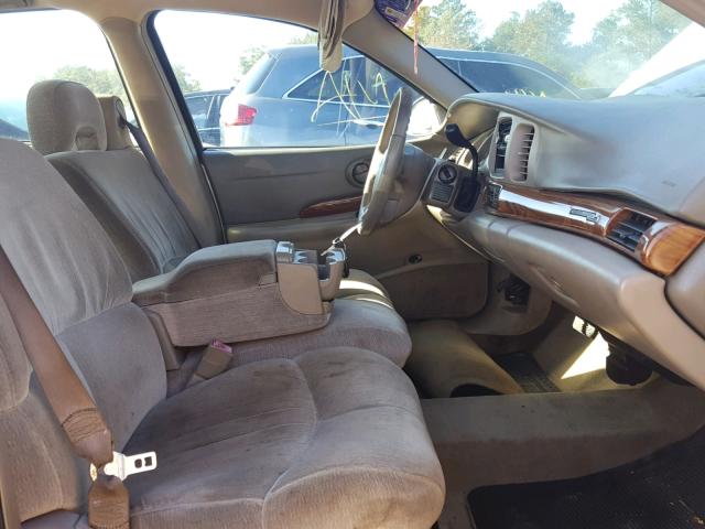 1G4HP54K014224169 - 2001 BUICK LESABRE CU BEIGE photo 5