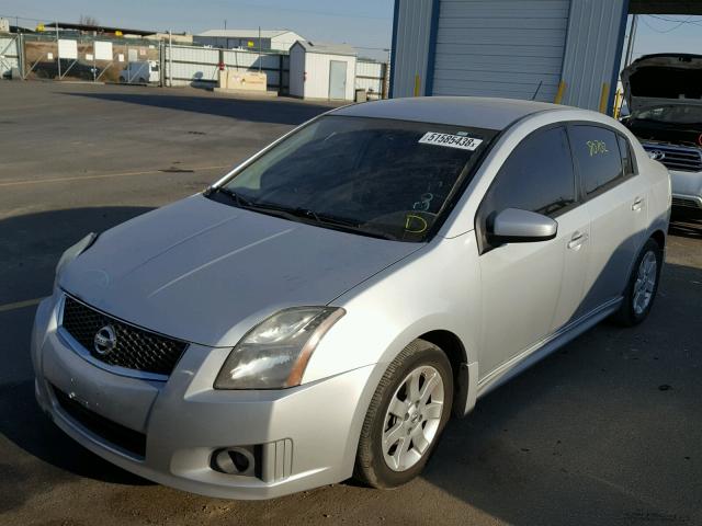 3N1AB6AP3AL663650 - 2010 NISSAN SENTRA 2.0 SILVER photo 2