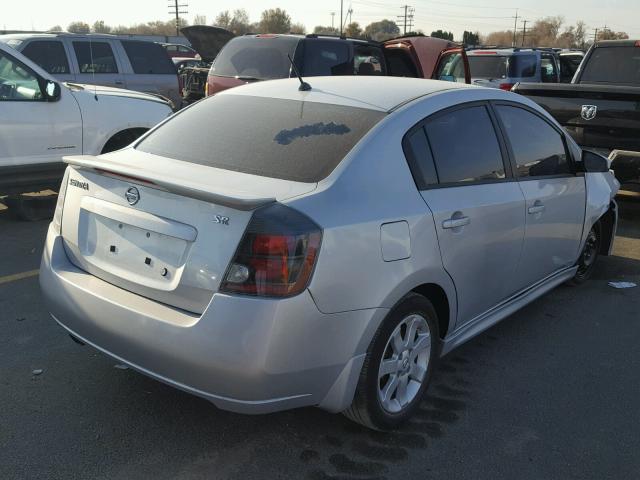 3N1AB6AP3AL663650 - 2010 NISSAN SENTRA 2.0 SILVER photo 4