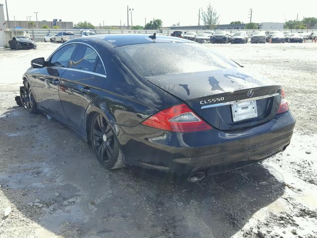 WDDDJ72X49A155648 - 2009 MERCEDES-BENZ CLS 550 BLACK photo 3